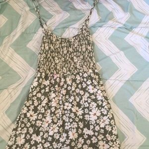 Forever 21 Green Floral short dress